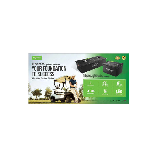 RoyPow Lithium Battery 100AH / 48volt - EZGO NZ