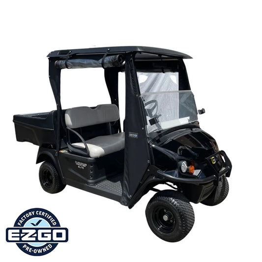 Certified Pre-owned EZGO Hauler 800 Utility with enclosure