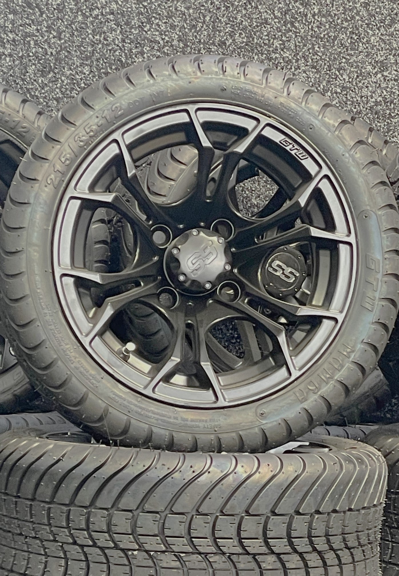 Set of 4 x 12 inch GTW Wheels with Tyres - EZGO NZ