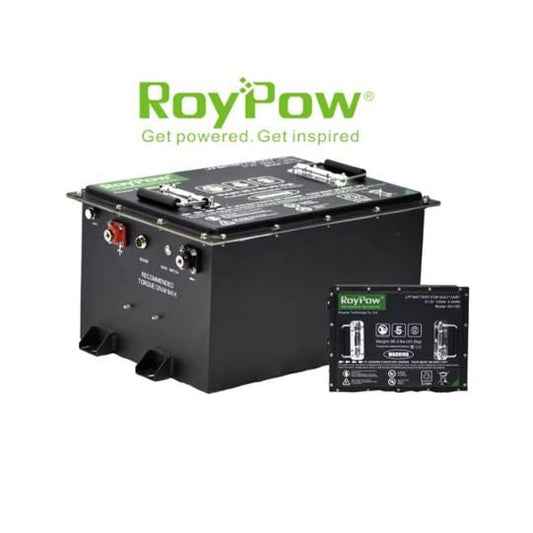 RoyPow lithium electric cart battery