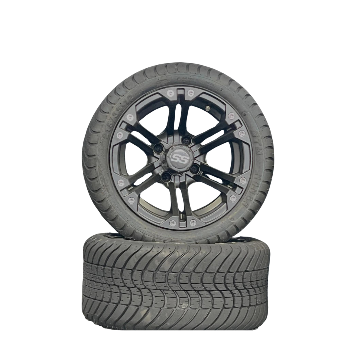 Set of 4 x 12 inch GTW Wheels with Tyres - EZGO NZ